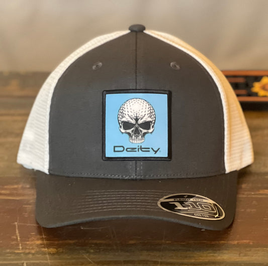 Deity Patch Hat Charcoal/White/Blue